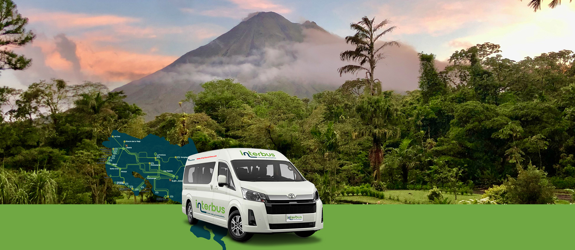 Interbus shuttles make reaching Guanacaste’s Halloween hotspots easy and comfortable.